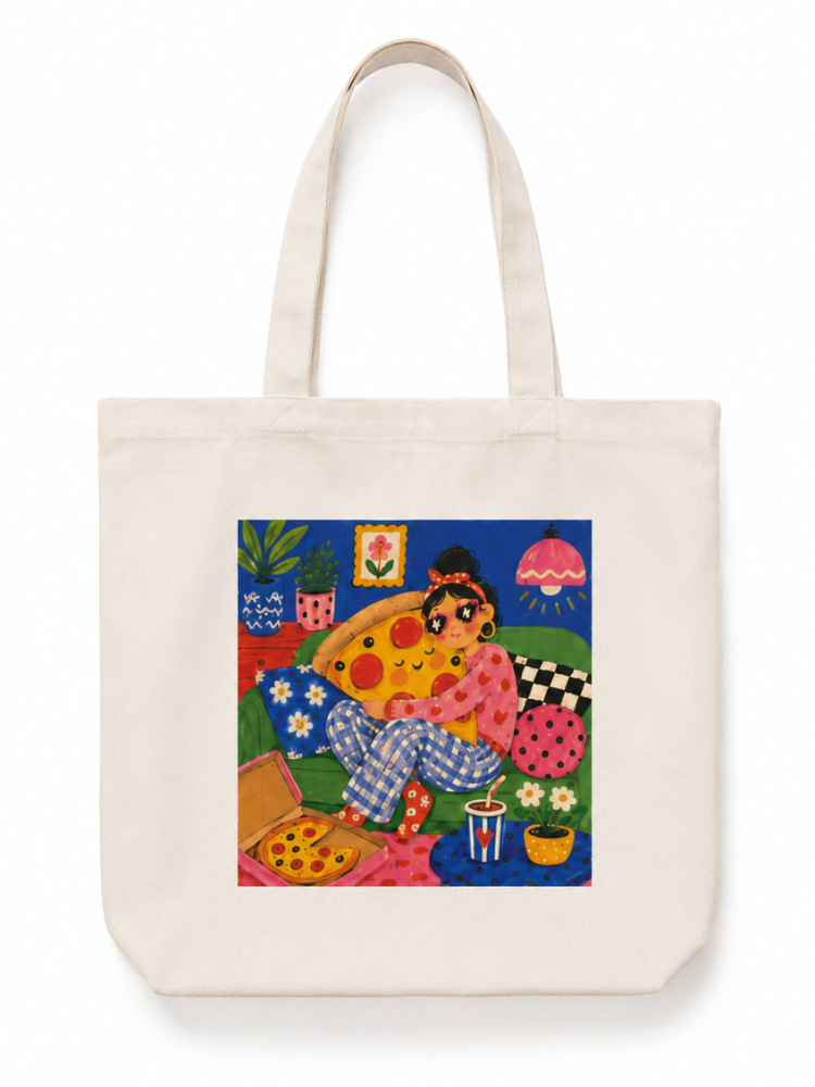 PIZZA HUG TOTE