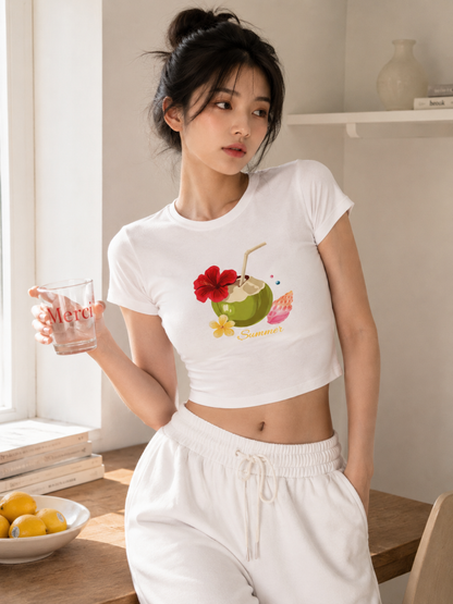 SUMMER VIBES BABY TEE