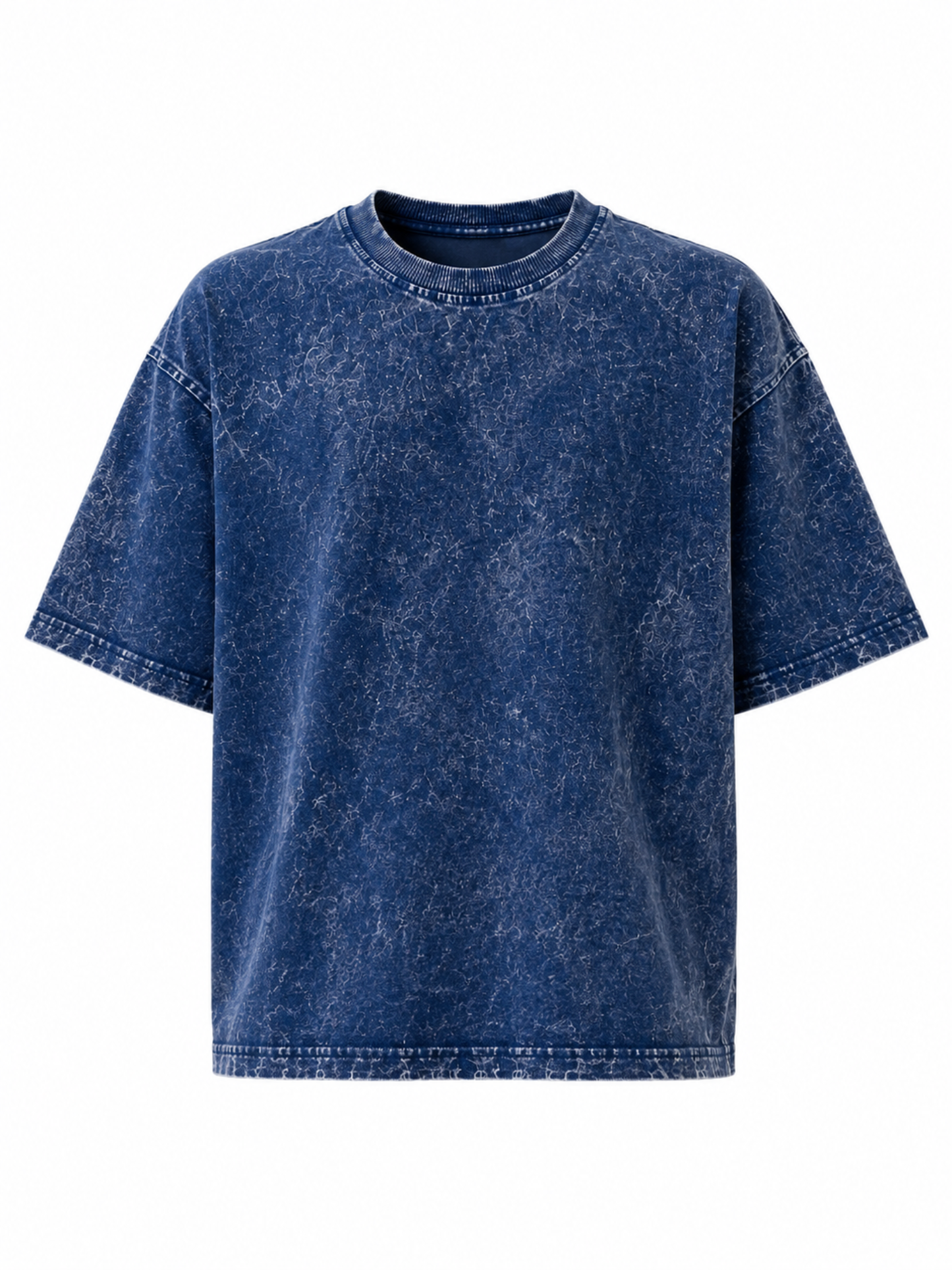 NAVY BLUE FADED UNISEX OVERSIZED TEE